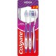 COLGATE Brosse à Dents Zig Zag Interdentaire Medium lot de 3 brosses à dents