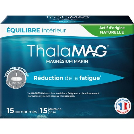 THALAMAG Complément alimentaire magnésium marin équilibre 15 comprimés