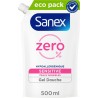 SANEX Gel Douche Zéro Peaux Sensibles la recharge de 500ml
