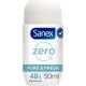 SANEX Déodorant Zéro Pure Fresh le roll-on de 50ml