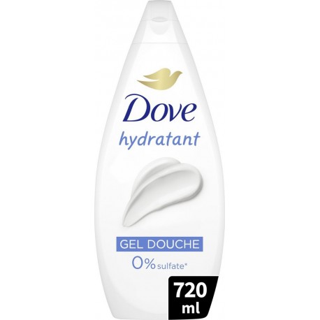 DOVE Gel Douche Hydratant 0% Sulfate 720ml