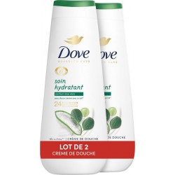 DOVE Gel Douche Soin Hydratant à l'Aloe Vera 2x400ml 800ml