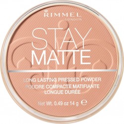 RIMMEL Fond de teient poudre matifiante stay matte cashmere 008 la palette