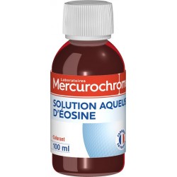 MERCUROCHROME Désinfectant Solution Aqueuse d'Eosine 100ml