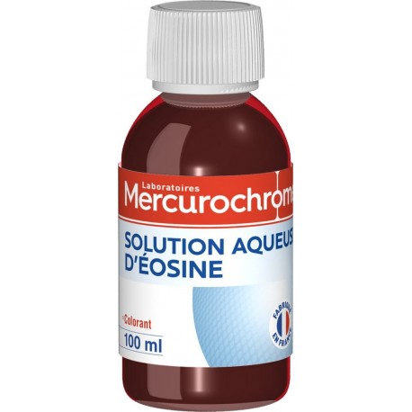 MERCUROCHROME Désinfectant Solution Aqueuse d'Eosine 100ml