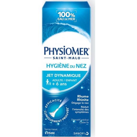 PHYSIOMER Hygiène du nez jet dynamique 135ml