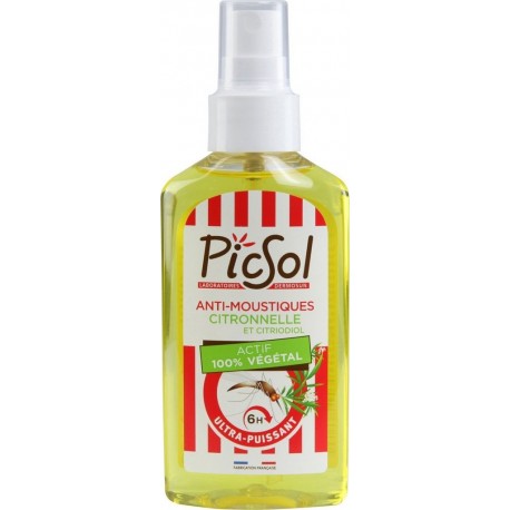 PICSOL Anti-moustiques citronnelle 100ml