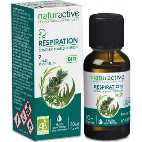 NATURACTIVE Huiles Essentielles Respiration aux 7 Huiles Essentielles Bio 30ml