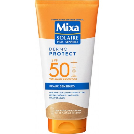 MIXA Protection Solaire Peaux Sensibles Spf50+ Dermo Protect le tube de 175ml