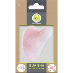 BO PARIS Soin Visage Gua Sha Quartz Rose le gua sha