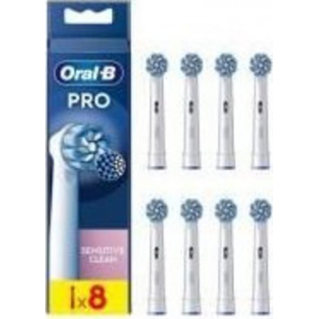 ORAL Pack de 8 brossettes Ultra thin Blanc B