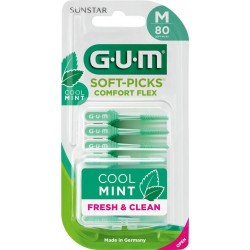 GUM Bâtonnets Interdentaires Comfort Flex 80 pièces