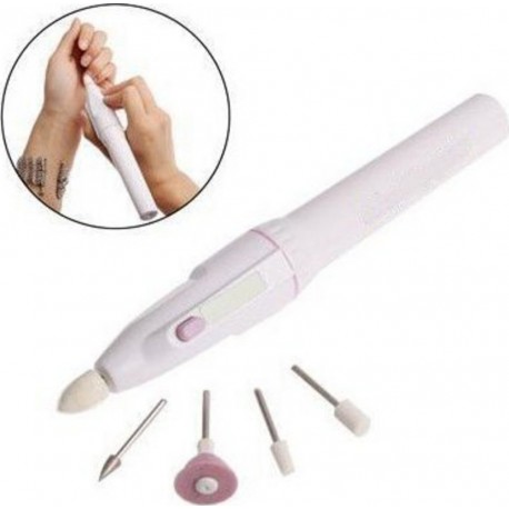 Kit De Poche Pour Les Ongles Pieds Mains Ponceuse Manucure Pédicure Réglable Yonis