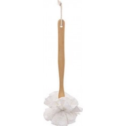 NC Brosse À Dos & Fleur De Douche textile 40cm Naturel