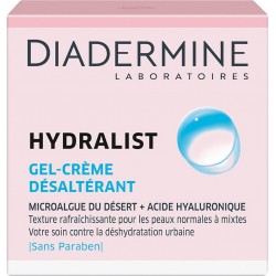 DIADERMINE Gel-Crème Désaltérant Hydralist 50ml