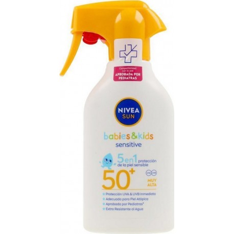 Nivea Crème Solaire Pour Enfants En Spray Babies & Kids Spf 50+ (270 Ml)