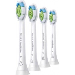 Philips Lot De 4 Tetes De Brosse De Rechange Sonicare Hx6064/10 W2 Optimal White