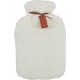 Bouillotte 1l En Tissu Sherpa Blanc