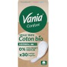 VANIA CONFORT COTON BIO SERVIETTES SANITAIRES x30