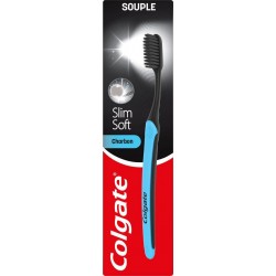 COLGATE SLIM SOFT CHARCOAL BROSSE A DENTS SOUPLE