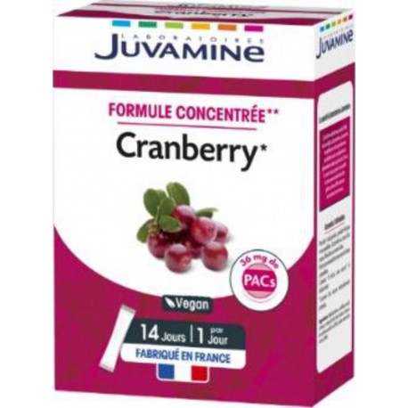 Juvamine 14 STICKS CRANBERRY