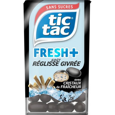 TIC TAC FRESH+ REGLISSE GIVREE 41g