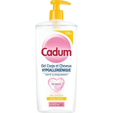 Cadum Gel Douche Hypoallergénique Miel 750ml