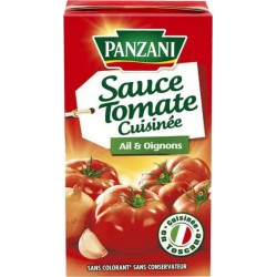 Panzani Sauce tomate cuisinée Ail & Oignons 500g