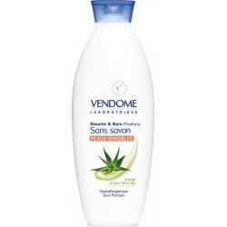 Vendome Douche & Bain Micellaire Sans Savon Peaux Sensibles à l’Extrait d’Aloé Véra Bio 750ml