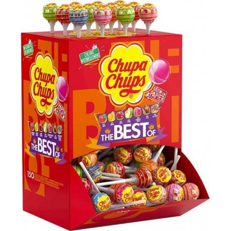 Chupa Chups Sucettes Best Of x150 1800g