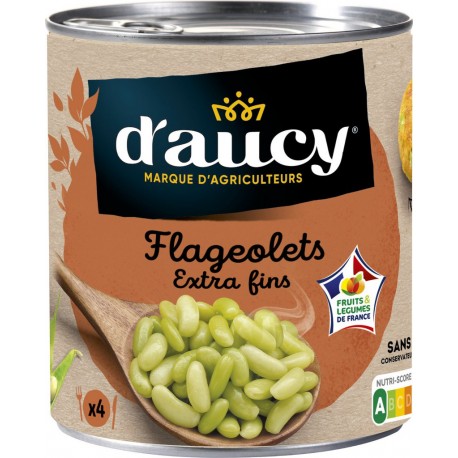 D'AUCY Flageolets extra fins 530g