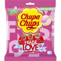 CHUPA CHUPS FRAISE x16 192g