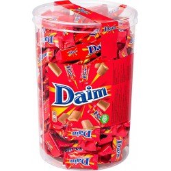 Daim Bonbons au Chocolat au Lait et Éclats de Caramel Emballages individuels Tubo 2,5Kg