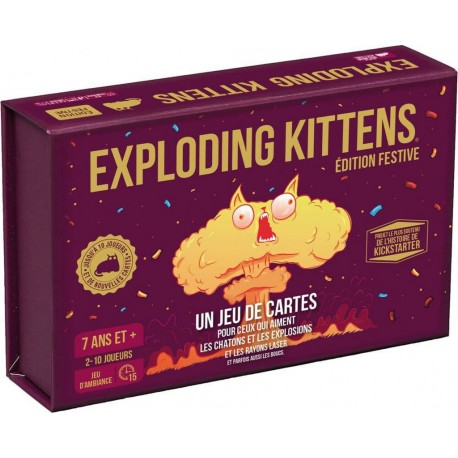 ASMODÉE Exploding Kittens Edition Festive