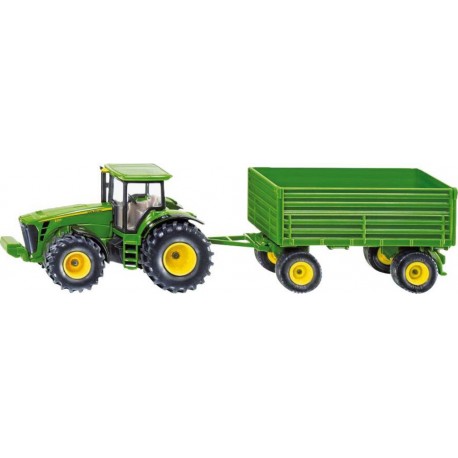 SIKU Tracteur John Deere Avec Remorque 1/50