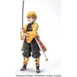 BANDAI Figurine Articulée 12cm Demon Slayer Zenitsu