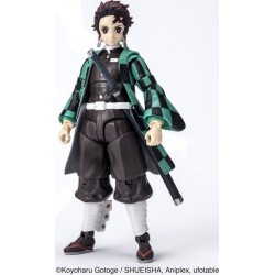 BANDAI Figurine Articulée 12cm Demon Slayer Tanjiro