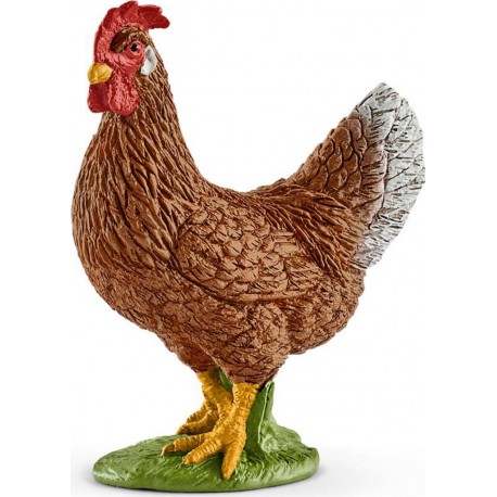 SCHLEICH Figurine Poule Peinte À La Main Avec Détails