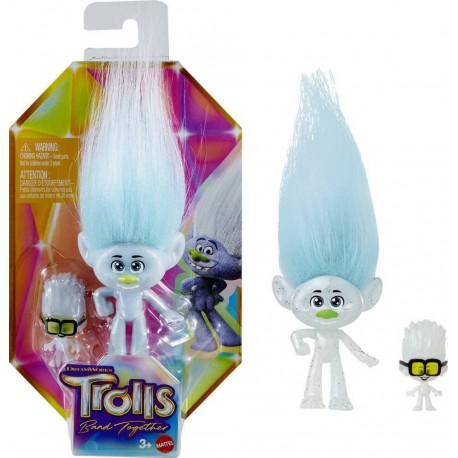 MATTEL Figurine Guy Et Petit Diamant Hair Pop Trolls 3