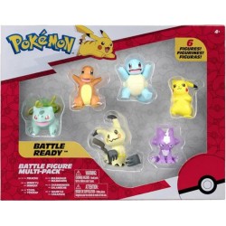 BANDAI Coffret 6 Figurines Pokémon