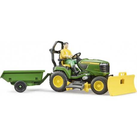 BRUDER Coffet Bworld John Deere Tracteur Tondeuse