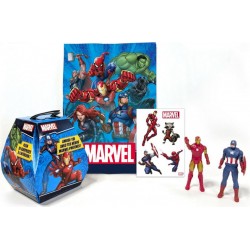 HASBRO Boite Surprise Marvel Avec Figurines, Stickers Et Poster