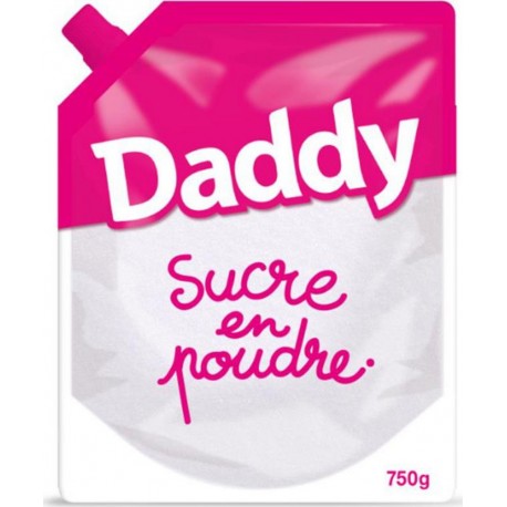 Daddy Sucre en Poudre 750g (lot de 6)