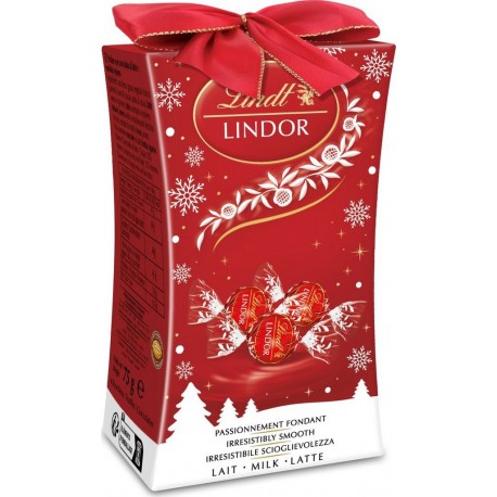 LINDT Bouchées de Chocolat au Lait Passionnement Fondant 75g