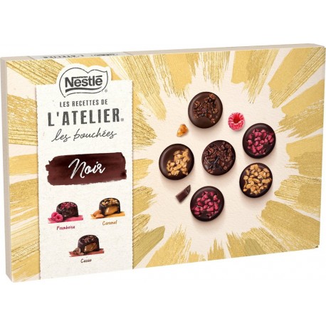 NESTLE Bouchées Chocolat Noir 401g