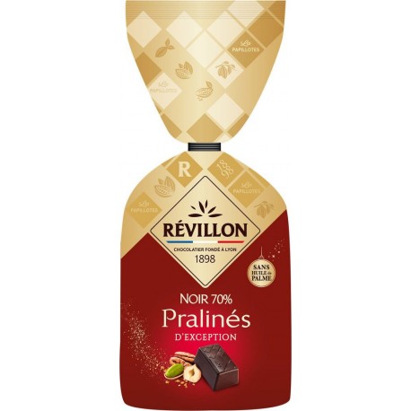 PAPILLOTES REVILLON Assortiment exception praliné noir 340g