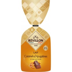 PAPILLOTES REVILLON Assortiment exception caramel et nougatine lait 340g