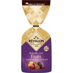 PAPILLOTES REVILLON Assortiment exception fruit noir et lait 340g