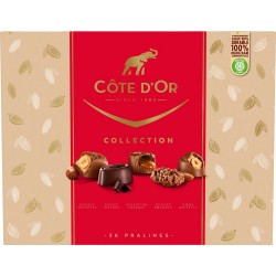 COTE OR Assortiment de chocolats Collection COTE D'OR 345g