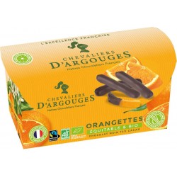 LES CHEVALIERS ARGOUGES Chocolat orangettes Bio LES CHEVALIERS D'ARGOUGES 180g